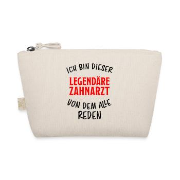 Zahnarzt Lustiger Spruch Zahnärzte Beruf Geschenk - Bio-Täschchen - Natur - Vorne