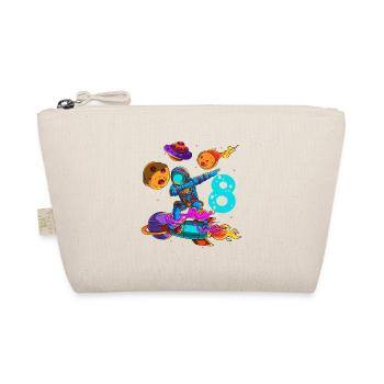 Astronaut In Space 8th Birthday - Organic Pouch - nature - Front