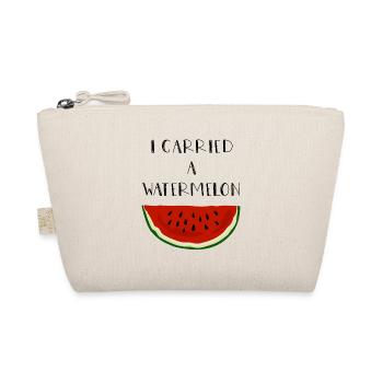 I Carried A Watermelon 2 - Organic Pouch - nature - Front