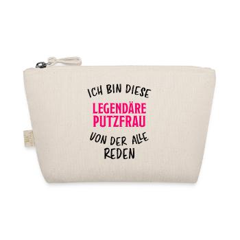Putzfrau Reinigungskraft Spruch Haushalt Geschenk - Bio-Täschchen - Natur - Vorne