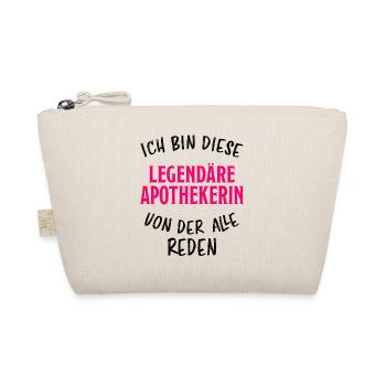 Apothekerin Lustige Spruch Beruf Apotheke Geschenk - Bio-Täschchen - Natur - Vorne