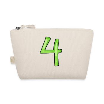 Number 4 Green - Organic Pouch - nature - Front