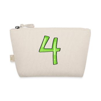 Chiffre 4 Vert - Trousse biologique - nature - Devant