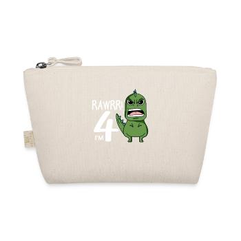 4th birthday - 4 years old - I'm 4 - Organic Pouch - nature - Front