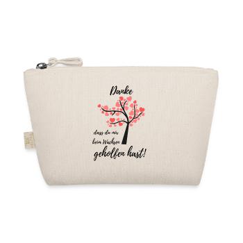Erzieherin Tagesmutter Geschenk Abschiedsgeschenk - Bio-Täschchen - Natur - Vorne