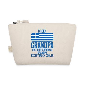 Greek Grandpa drapeau grec pour la fête des pères - Trousse biologique - nature - Devant