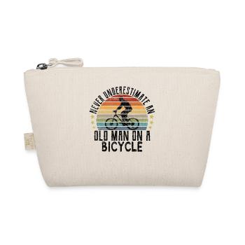 Fahrrad Rennrad Radsport Fahrradfahrer Geschenk - Bio-Täschchen - Natur - Vorne