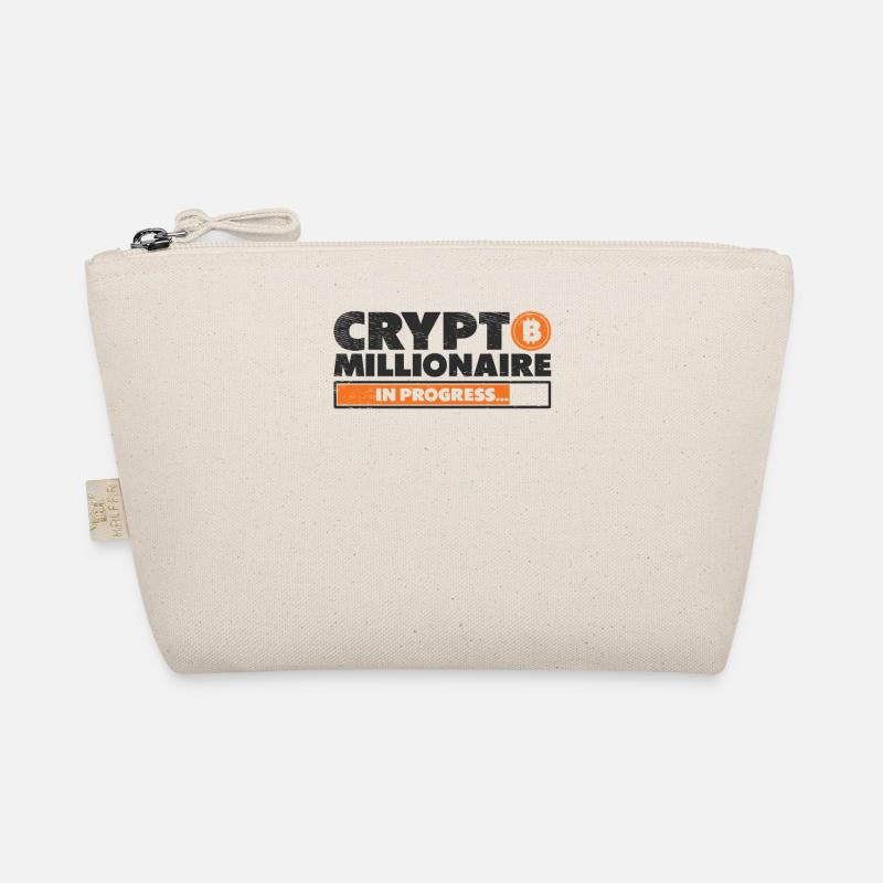 Bitcoin Miner Kryptowährung Bitcoin Mining Miner - Bio-Täschchen - Natur