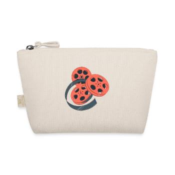 Movie Tape Movie Tape Film Kino Grafikdesign - Bio-Täschchen - Natur - Vorne