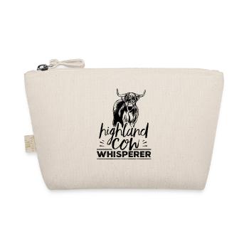 Highland Cow Whispering Scottish Highland Cattle - Organic Pouch - nature - Front