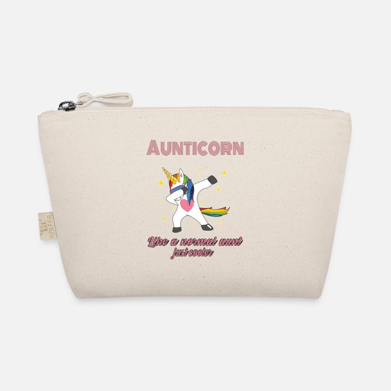 Aunticorn Unicorn Mädchen Einhorn Dabbing Unicorn Bio-Täschchen