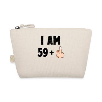 I am 59 plus one - Organic Pouch - nature - Front
