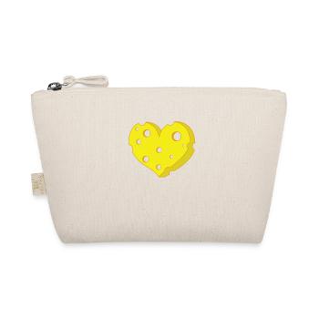 Piece of heart-shaped cheese - Organic Pouch - nature - Front