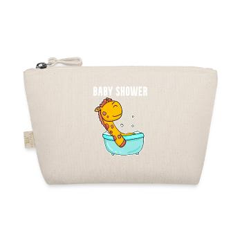 Baby Shower Giraffe Bathtub - Organic Pouch - nature - Front