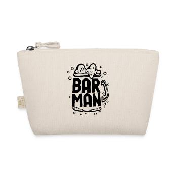 Barmann Barkeeper Barkeeperin Bar Beruf - Bio-Täschchen - Natur - Vorne