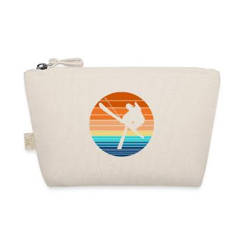 Skifahrer Ski Retro Skifahren Vintage Skier - Trousse biologique - nature - Devant