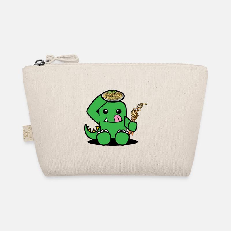 Dinosaurier mit Spaghetti Bio-Täschchen