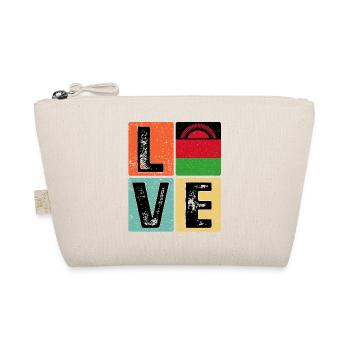 I Love Malawi Malawian Flag - Bio-Täschchen - Natur - Vorne