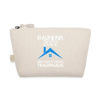 Bauherr Hausbau Baustelle Richtfest 2022 - Bio-Täschchen - Natur - Vorne