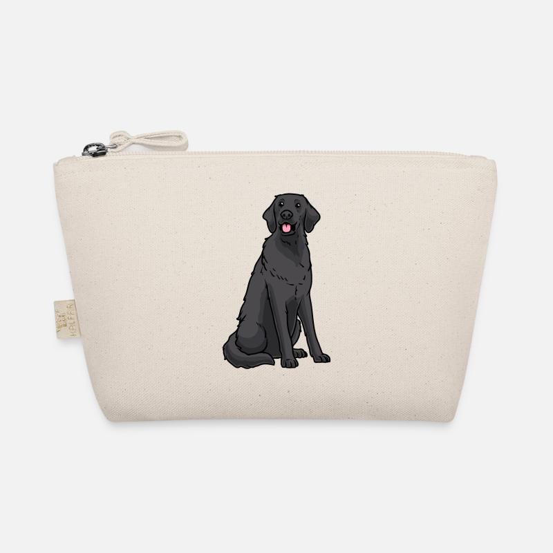 Flat Coated Retriever Dog Organic Pouch