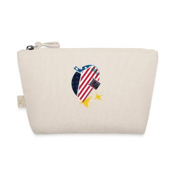 American Flag I Welding Helmet I Welder - Organic Pouch - nature - Front