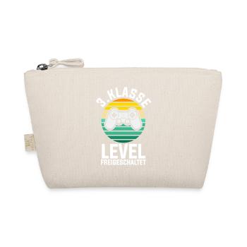3. Klasse Level Freigeschaltet Zocker Gamer Gaming - Bio-Täschchen - Natur - Vorne