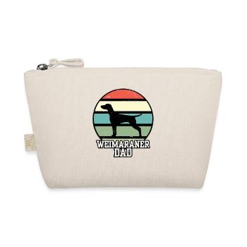 Weimaraner Dad I Retro Weimaraner Dad - Trousse biologique - nature - Devant