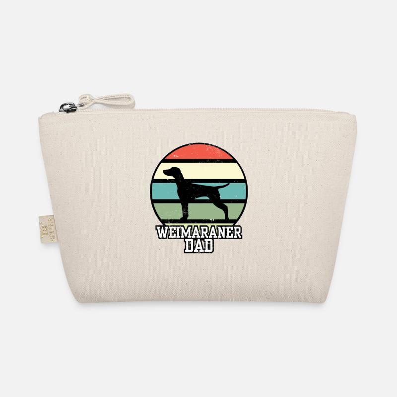 Weimaraner Dad I Retro Weimaraner Dad Organic Pouch