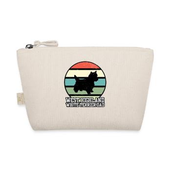 West Highland White Terrier Dad I Retro Westi Dad - Trousse biologique - nature - Devant