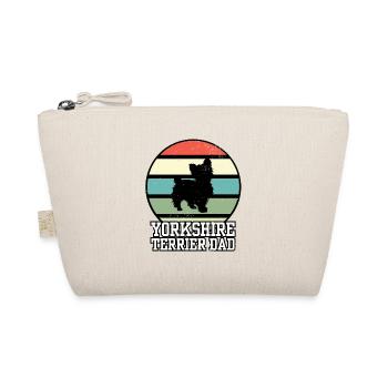 Yorkshire Terrier Dad I Retro Yorkshire Dad - Organic Pouch - nature - Front
