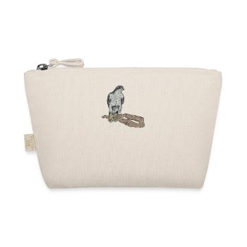 Hawk I Bird of Prey Hunter Pickling Motif for - Organic Pouch - nature - Front