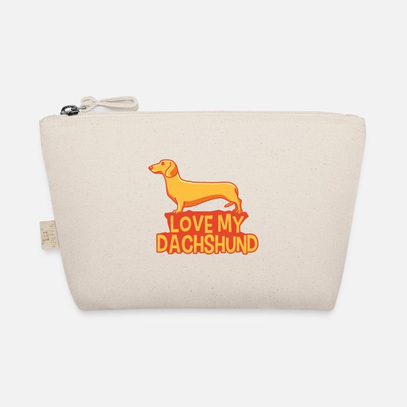 J’aime Mon teckel Chien de toit Teckel Trousse biologique
