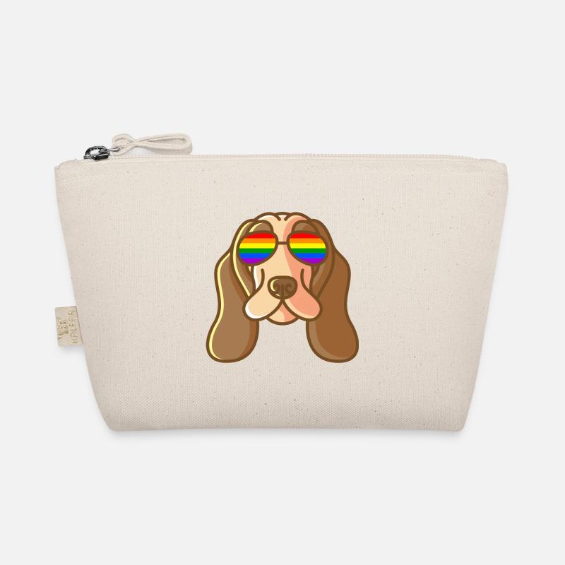 Cocker Spaniel With Glasses Nerd Dog LGBT Pride Organic Pouch