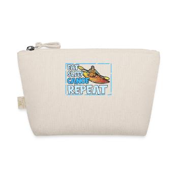 Kajak Kanu Paddeln Sport Wasser Fluss Geschenk - Bio-Täschchen - Natur - Vorne