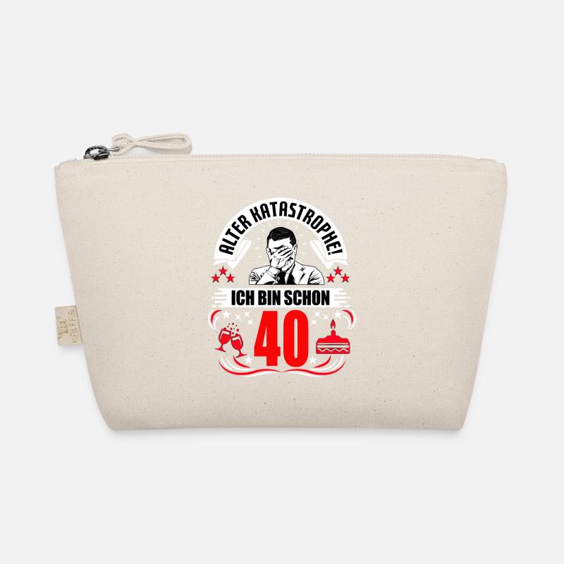 40. Geburtstag Mann Geschenk lustig Geburtstag 40 - Bio-Täschchen - Natur