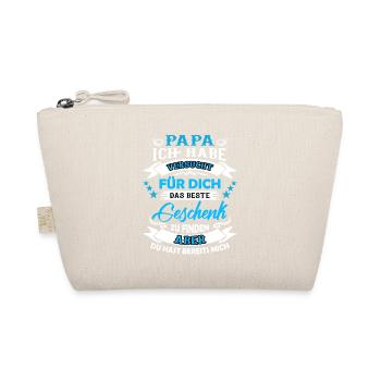 Papa Sohn Tochter Geburtstag Geschenke Vatertag - Bio-Täschchen - Natur - Vorne