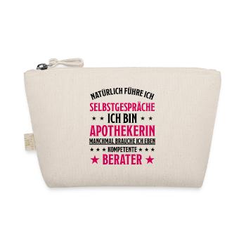 Apothekerin Lustige Spruch Beruf Apotheke Geschenk - Bio-Täschchen - Natur - Vorne