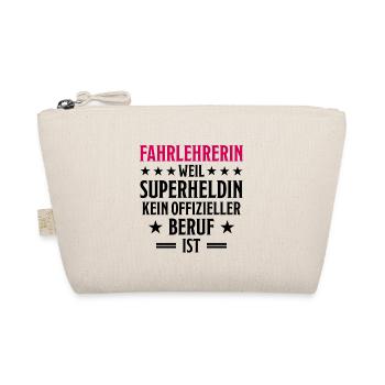 Fahrlehrerin Fahrschullehrerin Fun Spruch Geschenk - Bio-Täschchen - Natur - Vorne