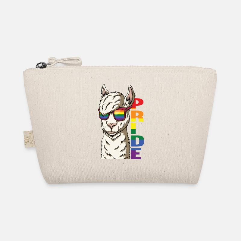 Rainbow Lama Funny Pride Saying Gift Organic Pouch