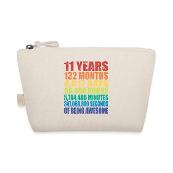 Drôle de cadeau d’anniversaire de 11e anniversaire, compte à rebours d’âge - Trousse biologique - nature - Devant