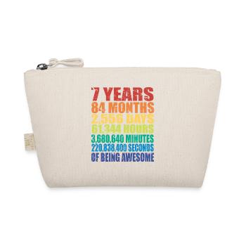 Drôle de cadeau de 7e anniversaire, âge de 7 ans - Trousse biologique - nature - Devant