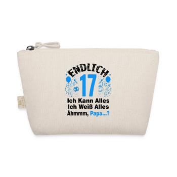 17 Geburtstag Junge Geschenk lustig 17. Ehrentag - Bio-Täschchen - Natur - Vorne