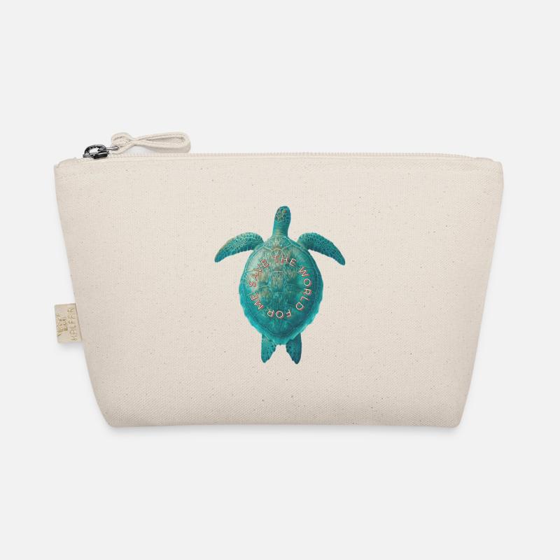 Turtle Climate Human Rights Environment Organic Pouch