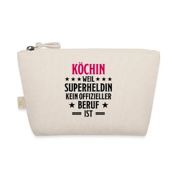 Köchin Lustiger Spruch Kochen Küche Beruf Geschenk - Bio-Täschchen - Natur - Vorne