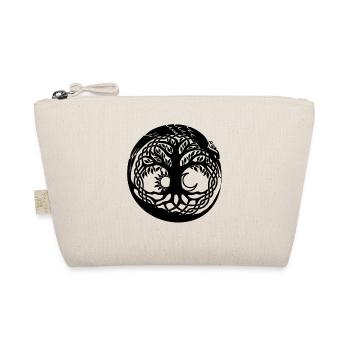 Tree of Life Circle Design - Organic Pouch - nature - Front
