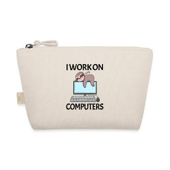 Computer Nerd Programmeur Homme Cadeau - Trousse biologique - nature - Devant