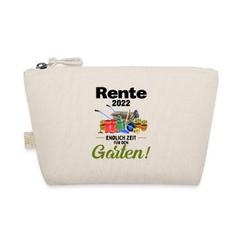 Rente 2022 Endlich Zeit für den Garten Rentner 202 - Bio-Täschchen - Natur - Vorne
