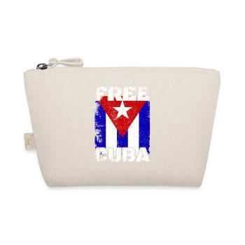 Free Cuba, Cuban Revolution Flag - Bio-Täschchen - Natur - Vorne