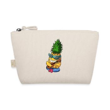 Pineapple Ukulele - Organic Pouch - nature - Front