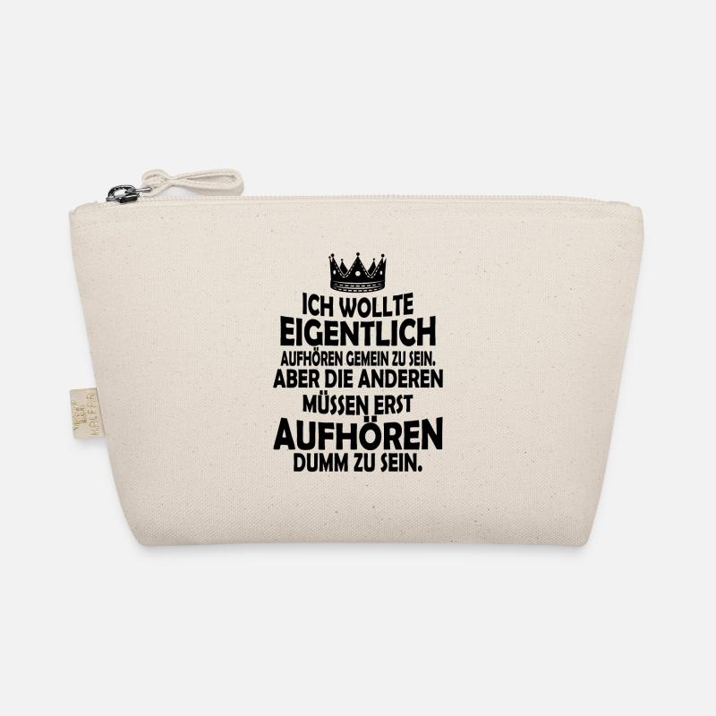 Sarkasmus Freche Sprüche Ironie coole Geschenke Bio-Täschchen